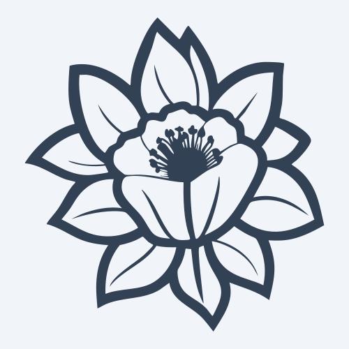 a flower graphic