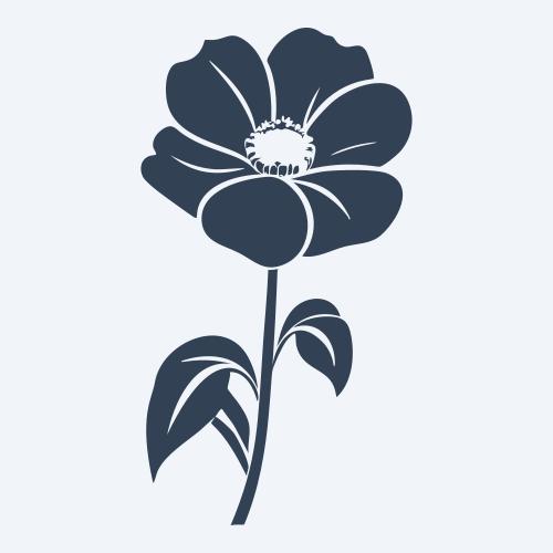 a flower graphic