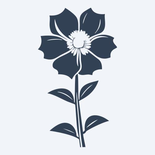 a flower graphic