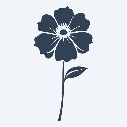 a flower graphic