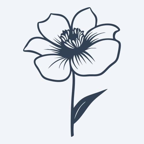 a flower graphic