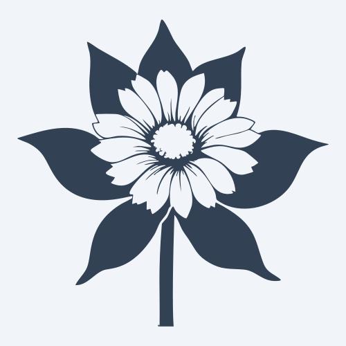 a flower graphic