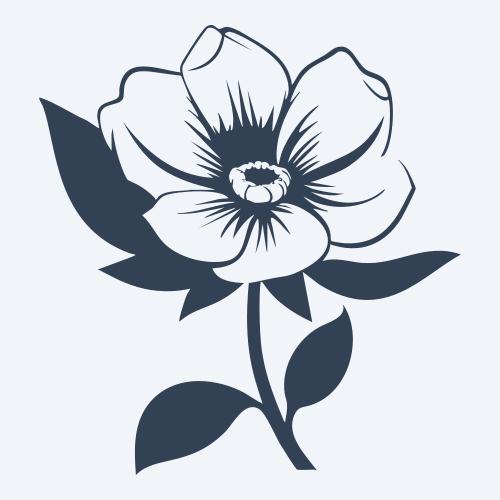 a flower graphic