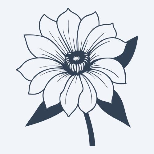 a flower graphic