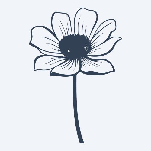 a flower graphic