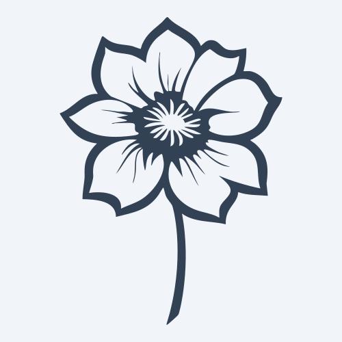 a flower graphic