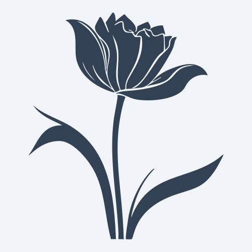 a flower graphic