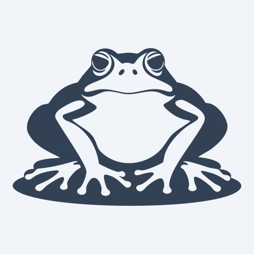 a frog vector