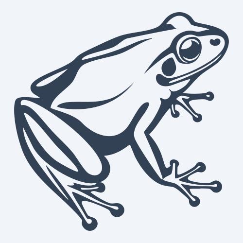 a frog vector