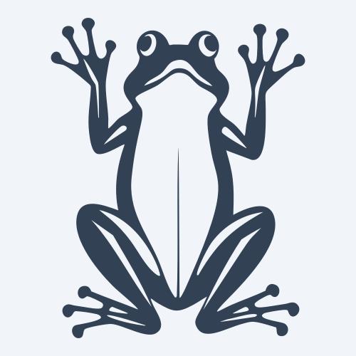 a frog vector