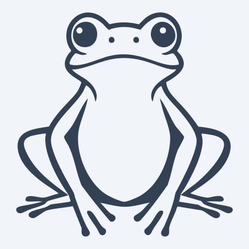 a frog vector