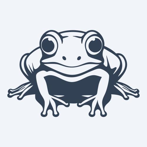 a frog vector