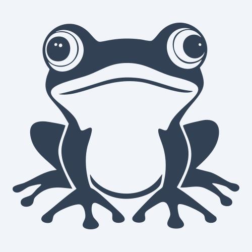 a frog vector