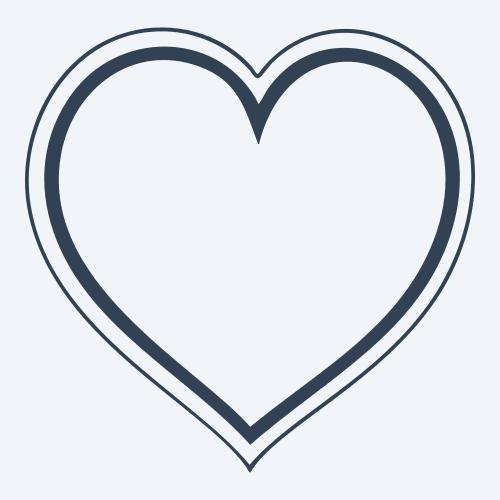 a heart graphic