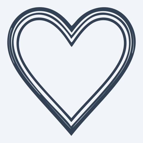 a heart graphic