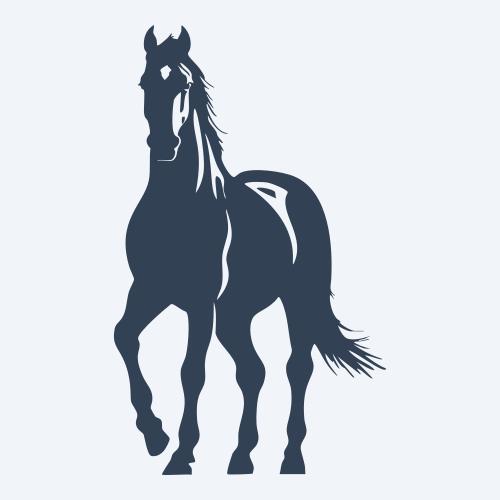 a horse vector