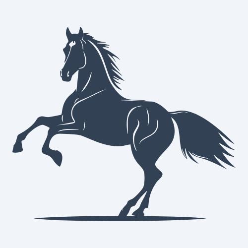 a horse vector