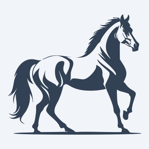 a horse vector