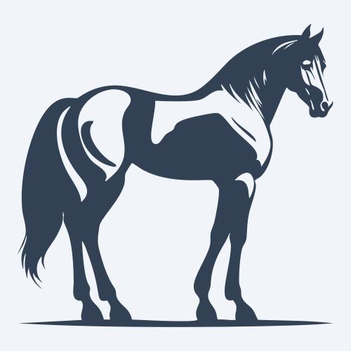 a horse vector