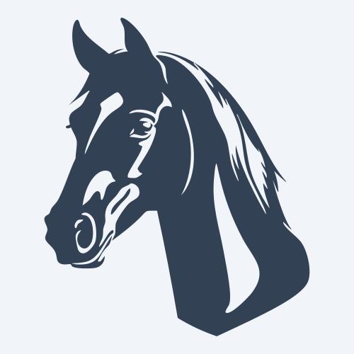 a horse vector