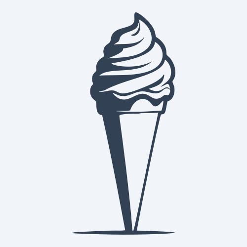 an ice cream cone graphic
