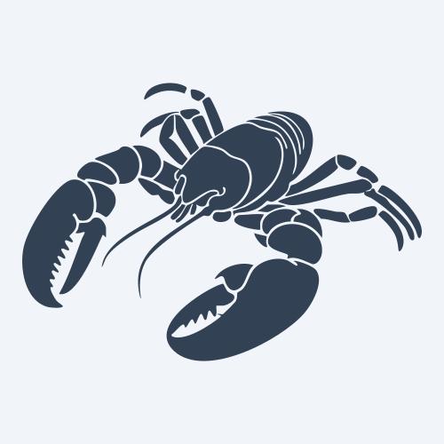 a lobster graphic