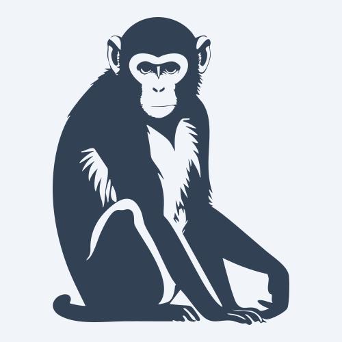 a monkey graphic