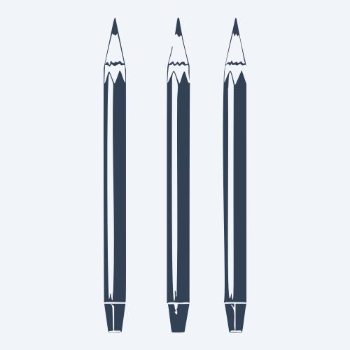 a pencil graphic
