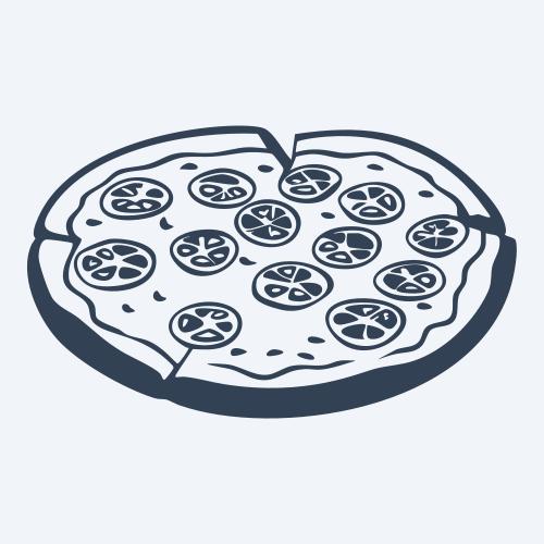 a pizza graphic