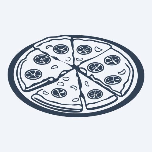 a pizza graphic