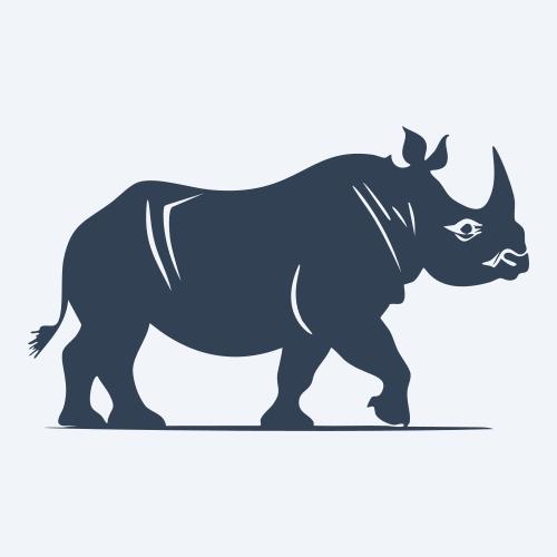 a rhino svg