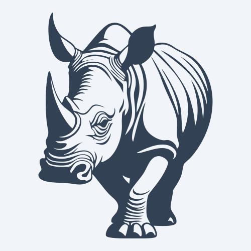 a rhino svg