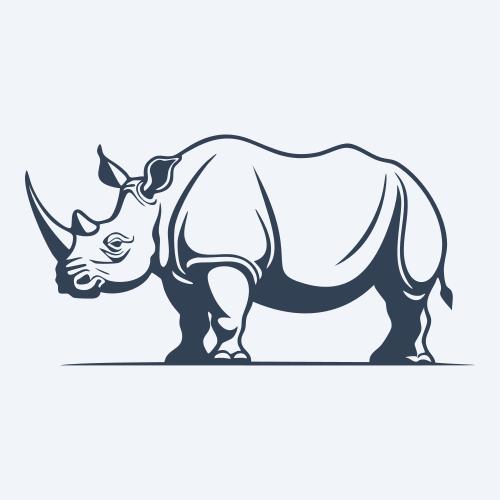 a rhino svg