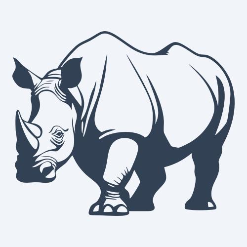 a rhino svg