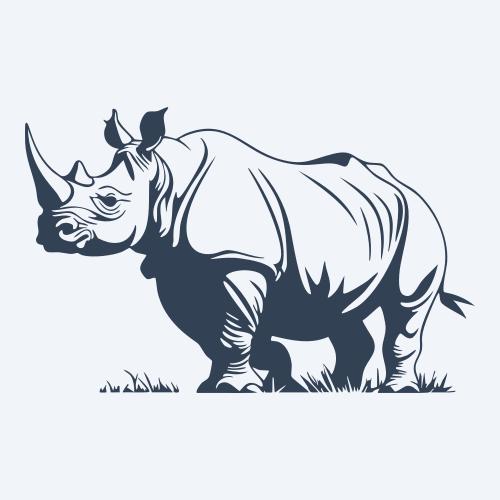 a rhino svg