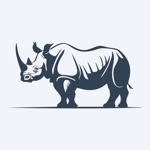 a rhino svg