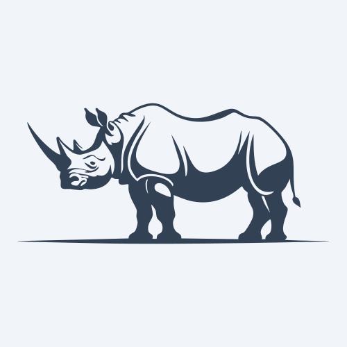 a rhino svg