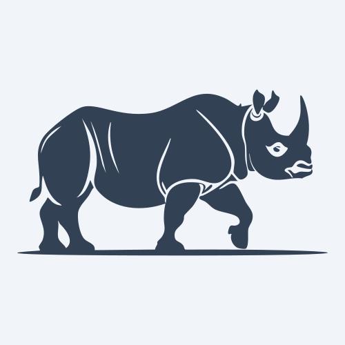 a rhino svg