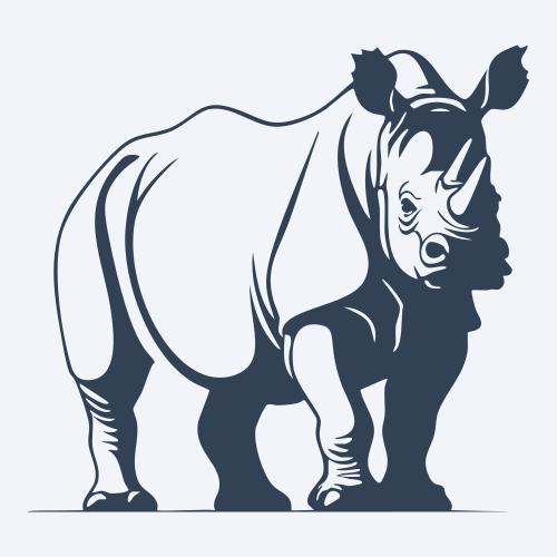 a rhino svg