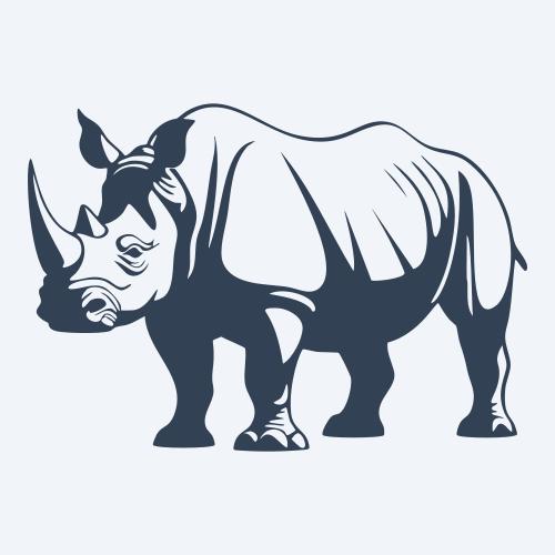 a rhino svg