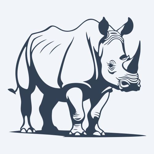 a rhino svg