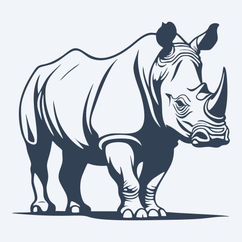 a rhino svg