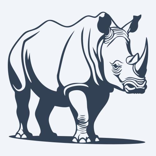 a rhino svg