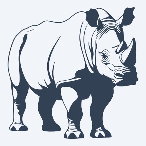 a rhino svg