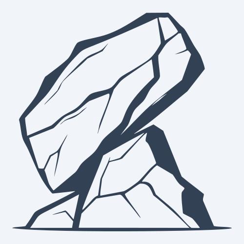 a rock graphic
