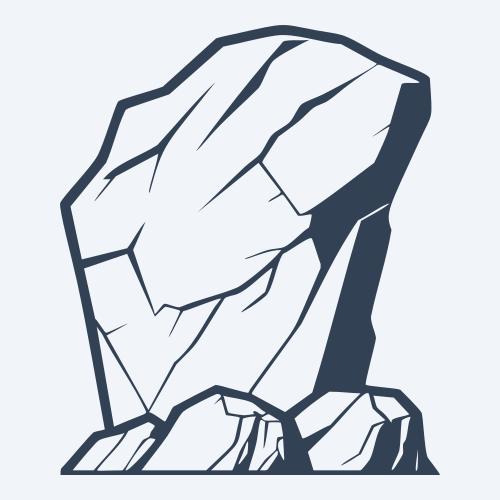 a rock graphic