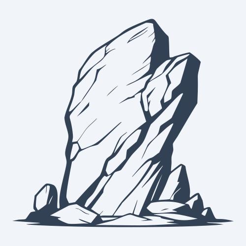 a rock graphic