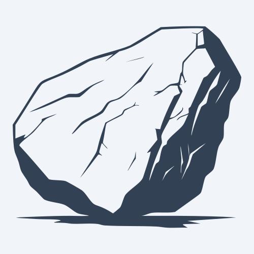 a rock graphic