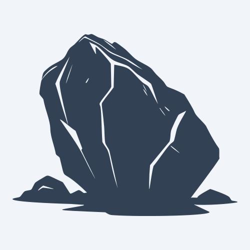 a rock graphic