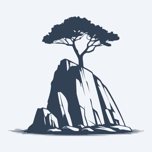 a rock graphic